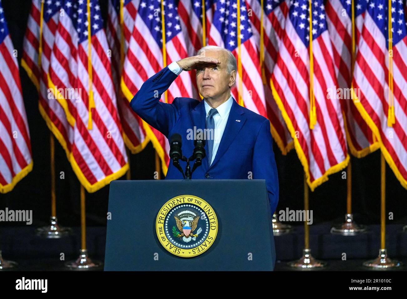 Joe biden speech audience hi-res stock photography and images - Alamy