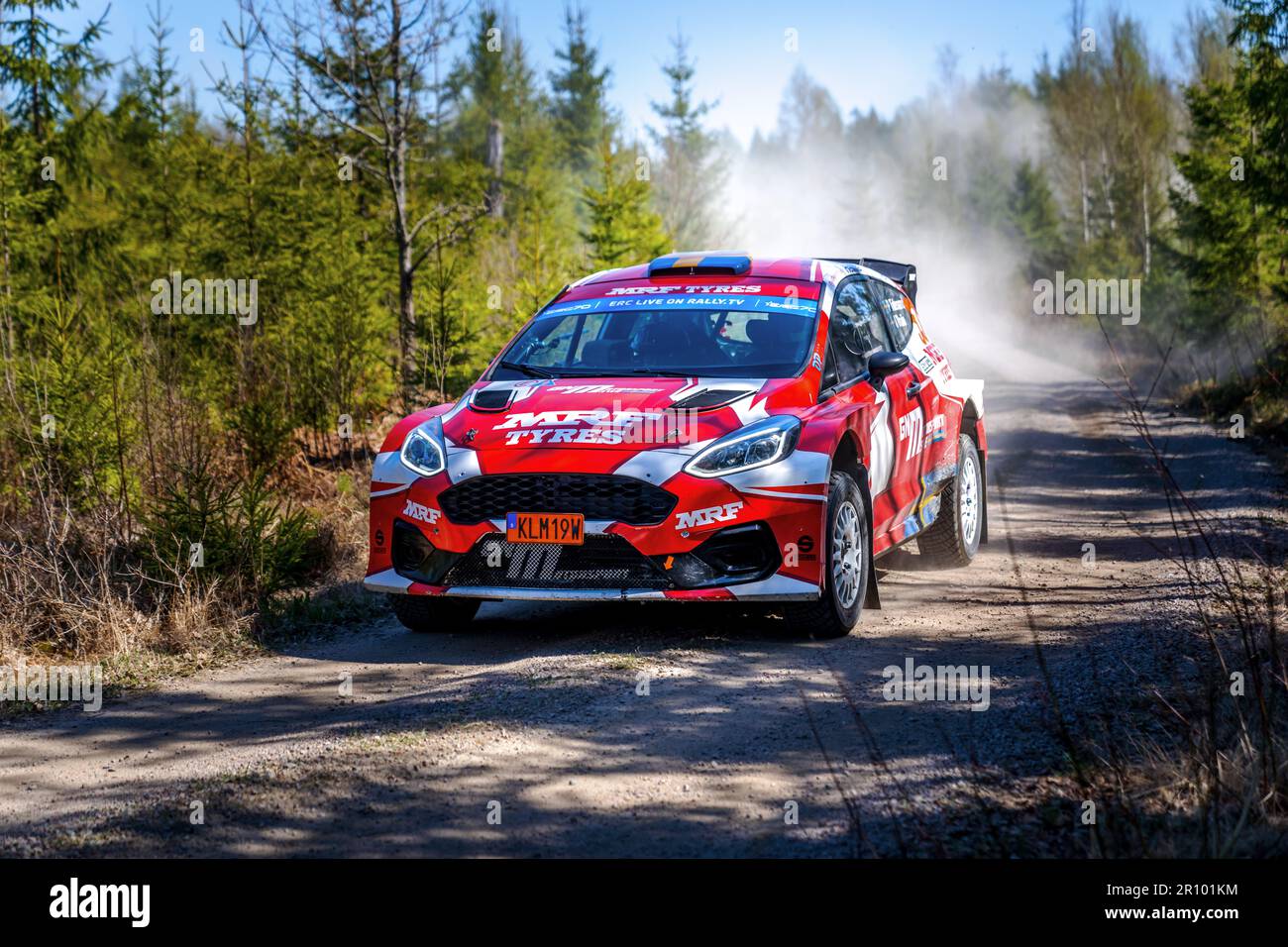 Tingsryd, Sweden, 10 May, 2023 MRF Tyres Dealer Team and Team GN ...