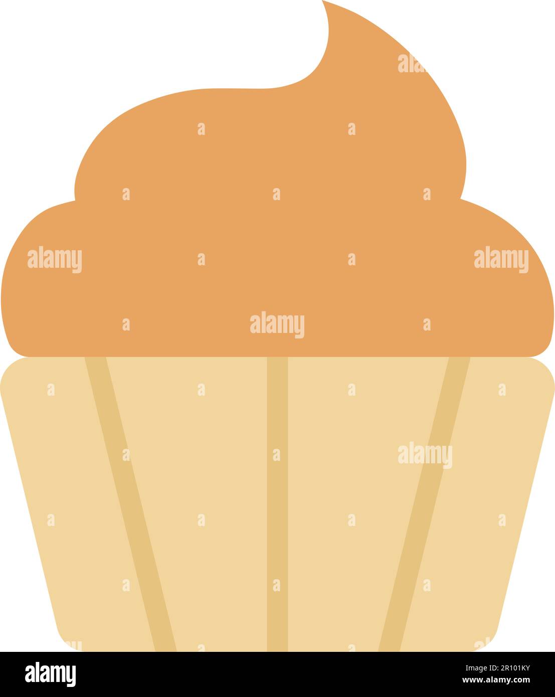 Muffin icon vector image. Suitable for mobile apps, web apps and print media. Stock Vector