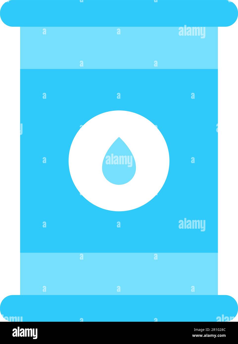 Oil Drum icon vector image. Suitable for mobile apps, web apps and print media. Stock Vector