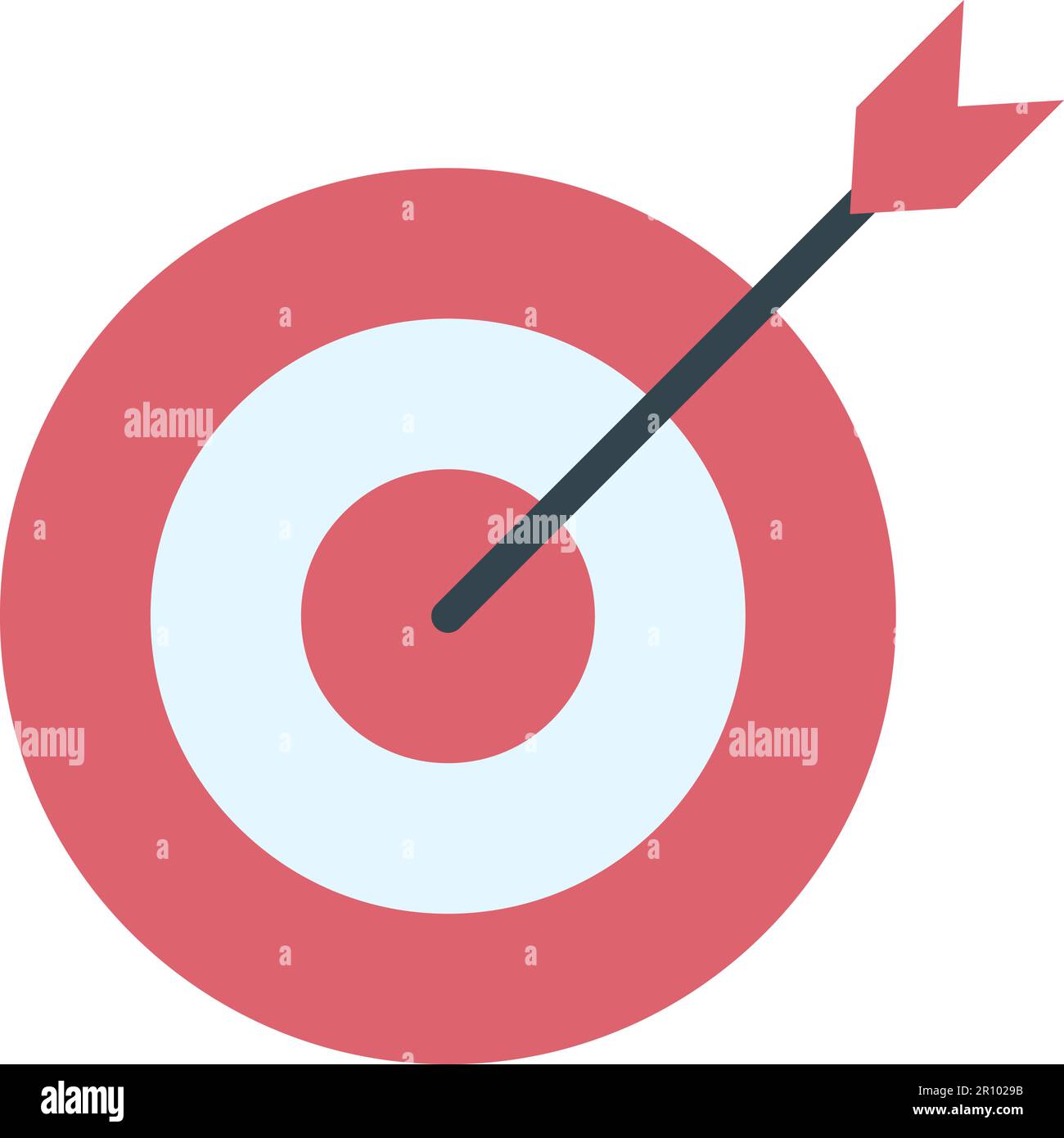 On Target icon vector image. Suitable for mobile apps, web apps and print media. Stock Vector