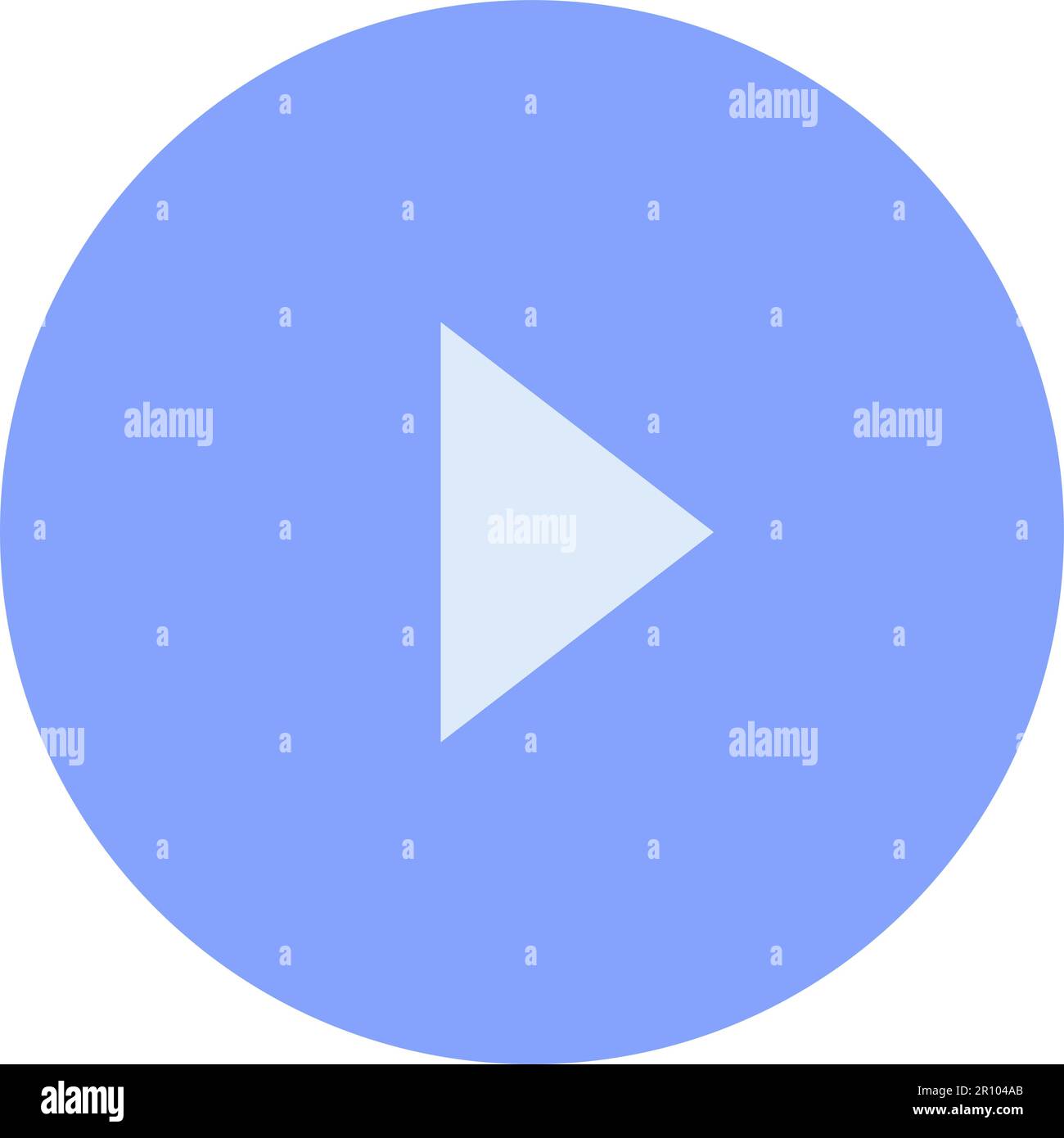 Play icon vector image. Suitable for mobile apps, web apps and print media. Stock Vector
