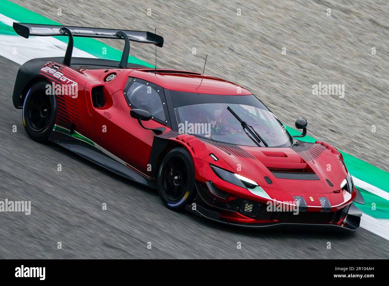 Monza, Italy. 10th May, 2023. Ferrari 296 GT3 during the World Endurance Championship test day on May 10th, 2023 in Autodromo Nazionale Monza, Italy Photo Alessio Morgese / E-Mage Credit: Alessio Morgese/Alamy Live News Stock Photo