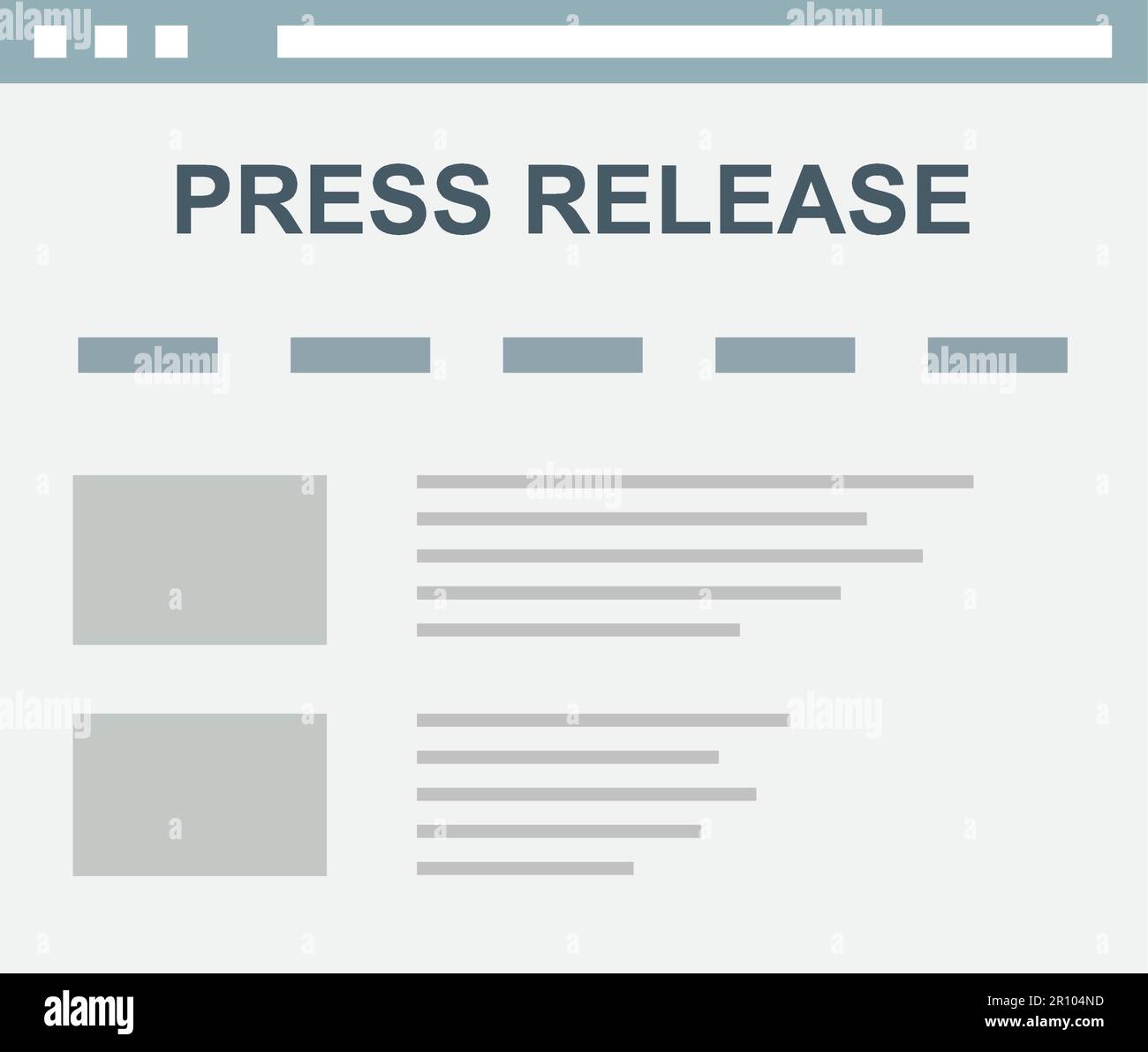 Press releases Stock Vector Images Alamy