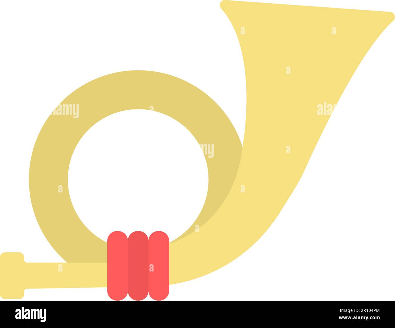 Postal Horn icon vector image. Suitable for mobile apps, web apps and print media. Stock Vector