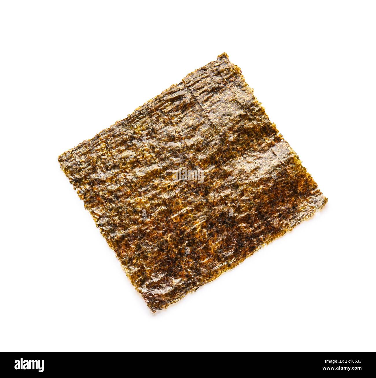Nori sheet isolated on white background Stock Photo Alamy