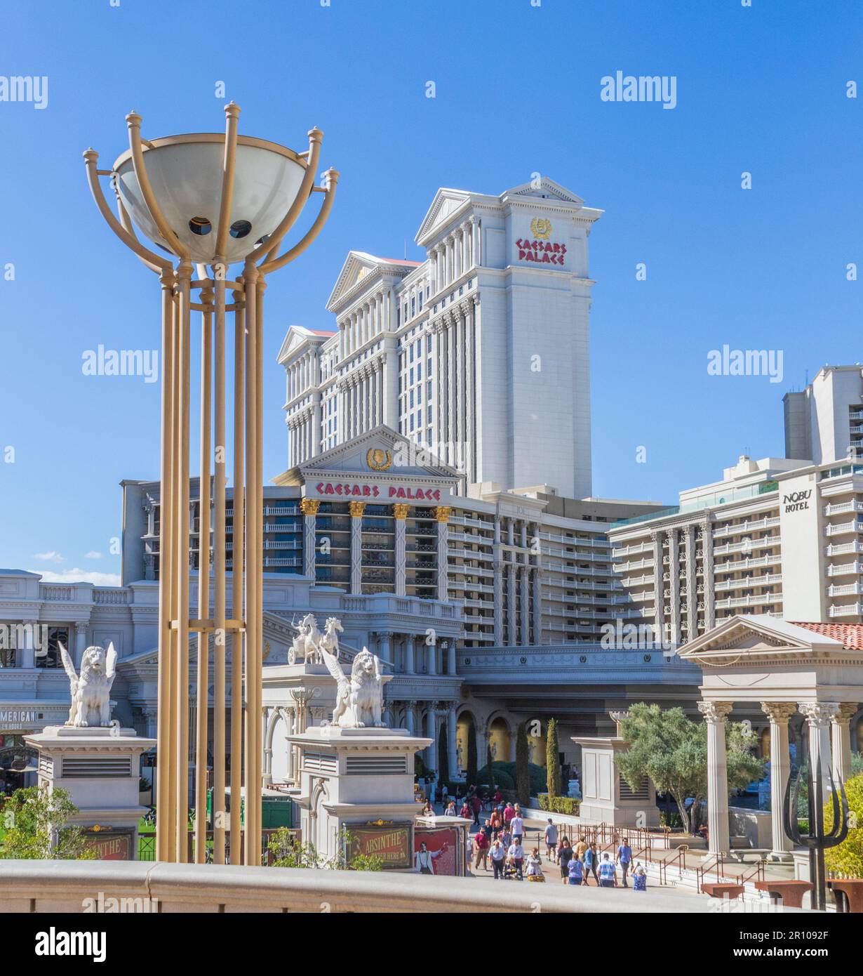 Caesar's Palace Hotel, Resort, and Casino in Las Vegas Stock Photo