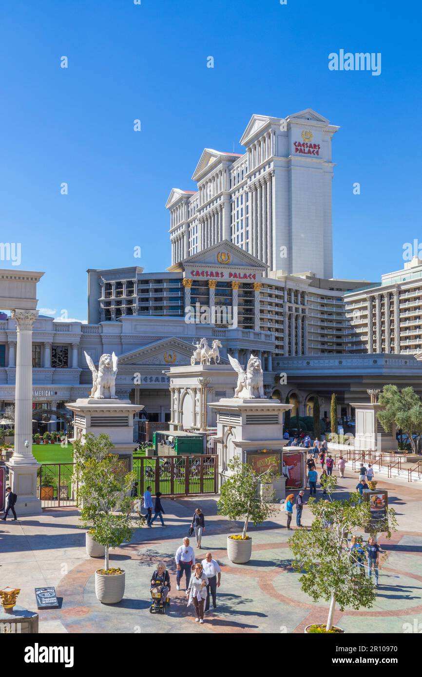 Caesar's Palace Hotel, Resort, and Casino in Las Vegas Stock Photo