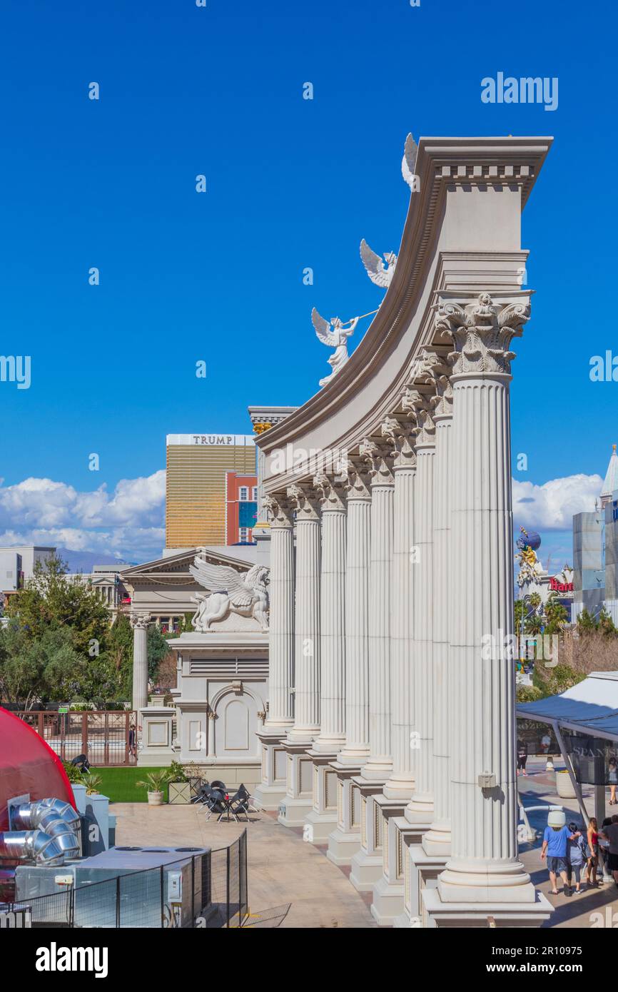 Caesar's Palace Hotel, Resort, and Casino in Las Vegas Stock Photo