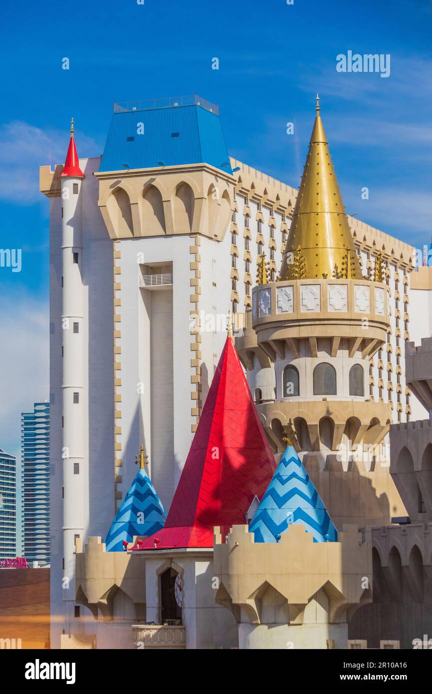 The Excalibur hotel, resort, and casino in Las Vegas, Nevada. Stock Photo