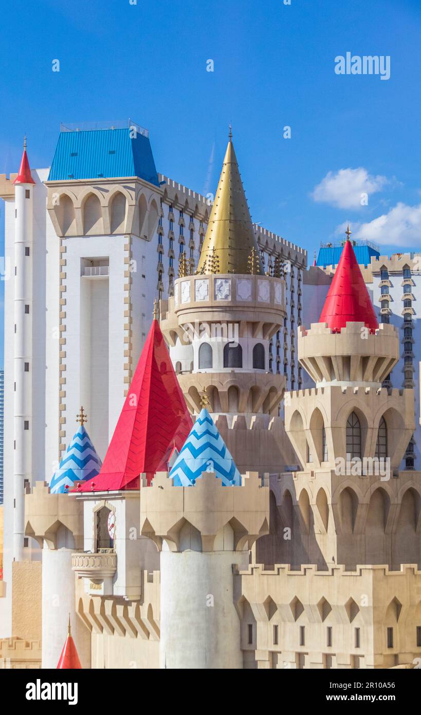 The Excalibur hotel, resort, and casino in Las Vegas, Nevada. Stock Photo