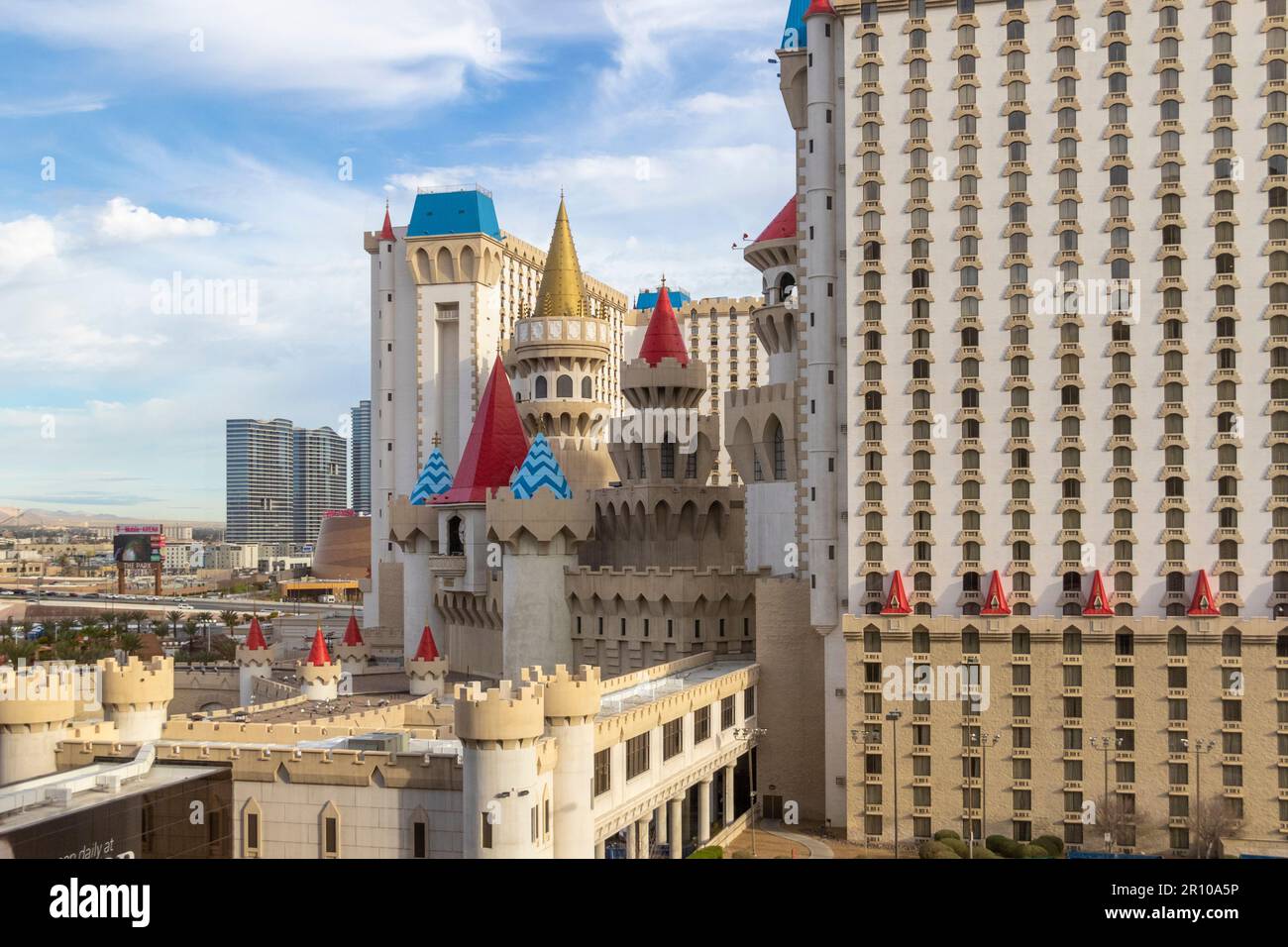 The Excalibur hotel, resort, and casino in Las Vegas, Nevada. Stock Photo