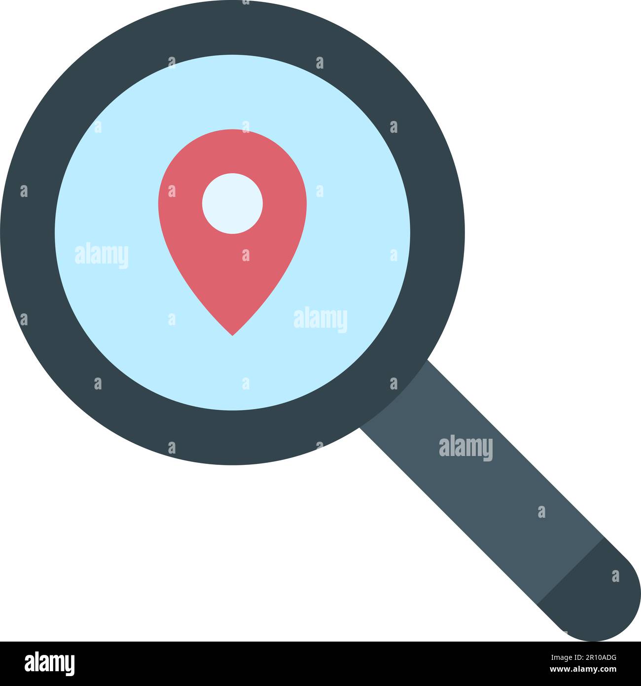 Search Location icon vector image. Suitable for mobile apps, web apps and print media. Stock Vector
