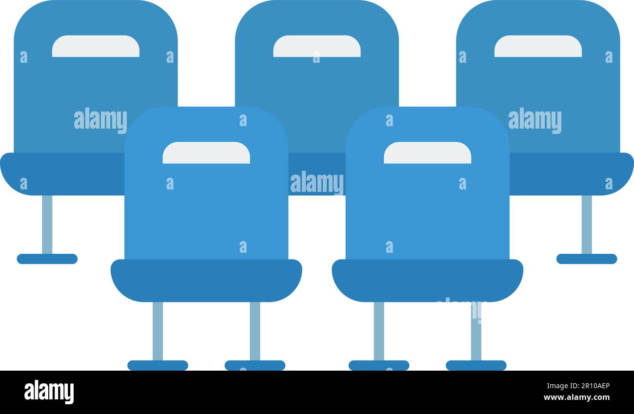 Seats icon vector image. Suitable for mobile apps, web apps and print media. Stock Vector
