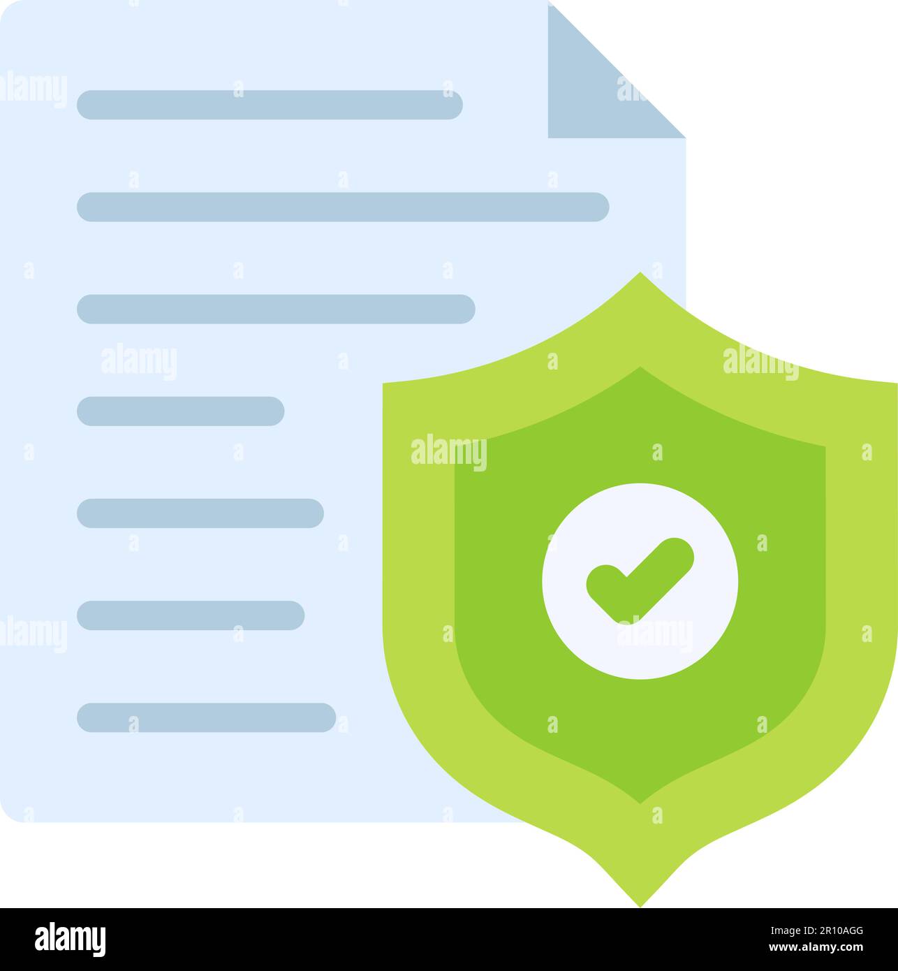 Secure Document Icon Vector Image Suitable For Mobile Apps Web Apps And Print Media Stock 2823