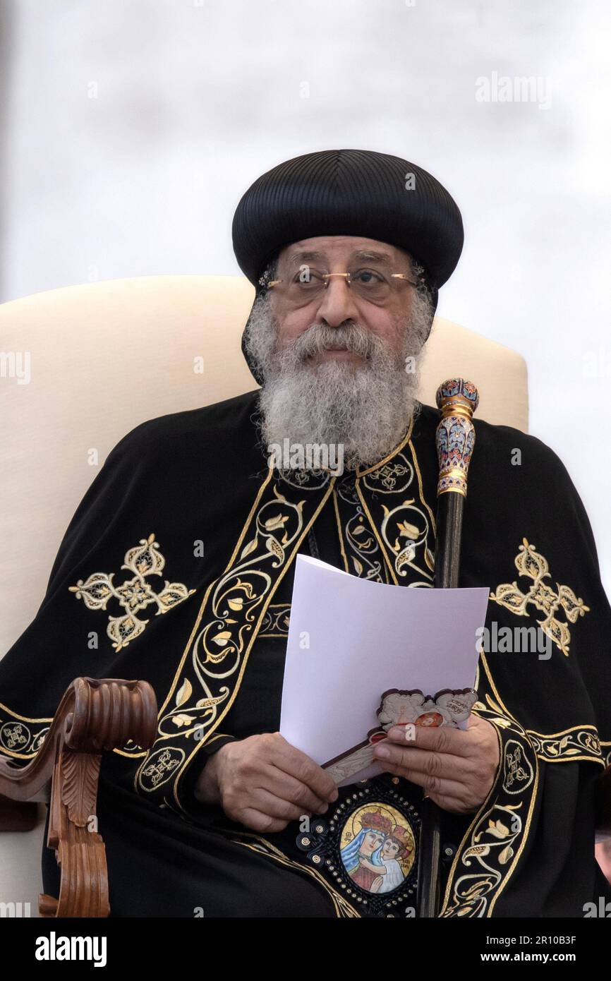 Vatican City, Vatican , 10 May 2023. The Coptic Orthodox patriarch of