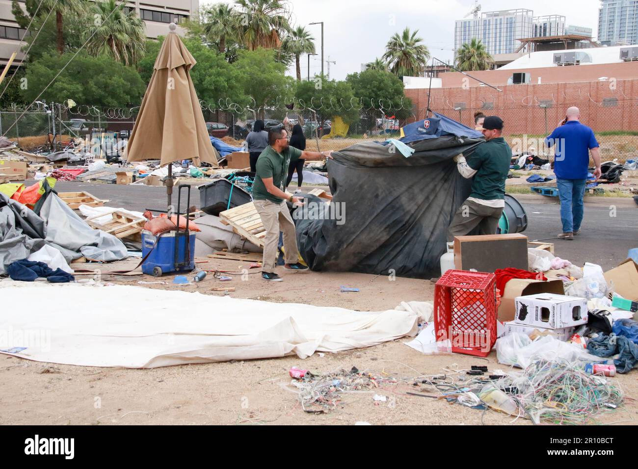 Homeless encampment phoenix hi-res stock photography and images - Alamy