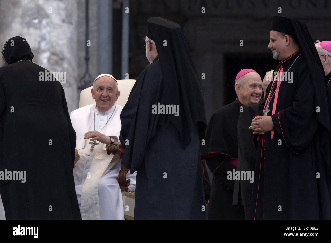 Vatican City, Vatican , 10 May 2023. Pope Francis during his weekly