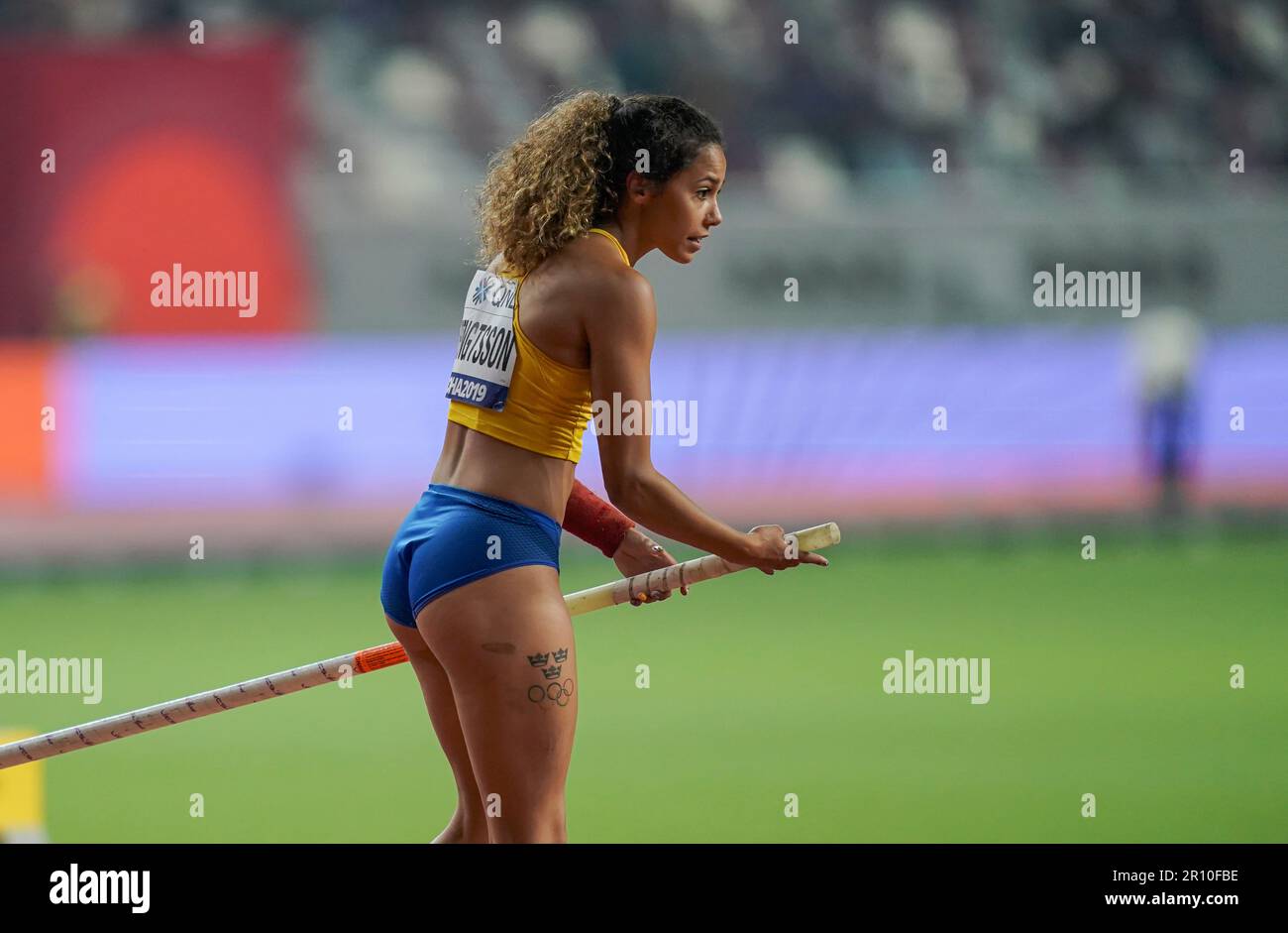 Angelica BENGTSSON Participating In The Pole Vault At The Doha 2019 