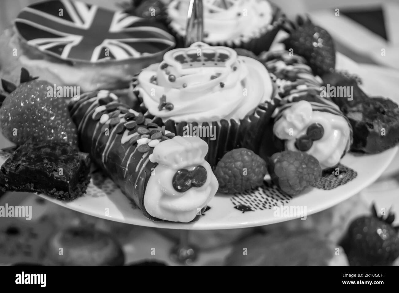 British afternoon tea flag Black and White Stock Photos & Images Alamy