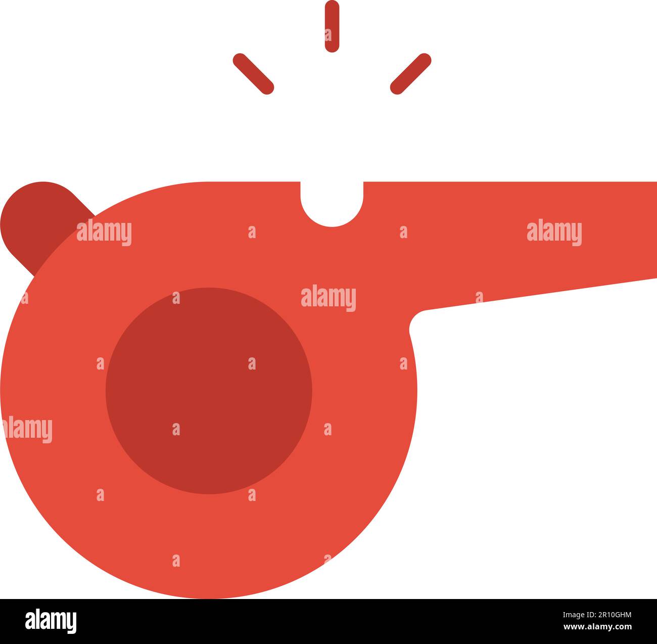 Whistle icon vector image. Suitable for mobile apps, web apps and print media. Stock Vector
