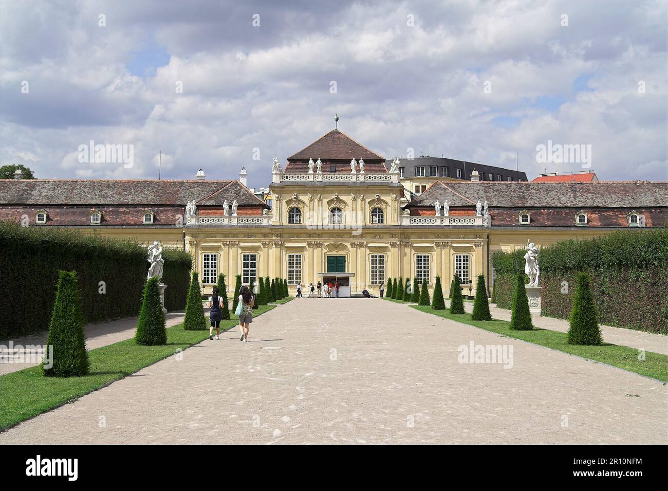 Wiedeń, Wien, Vienna, Austria; Belweder w Wiedniu; Schloss Belvedere; Lower Belvedere; Dolny Belweder Stock Photo