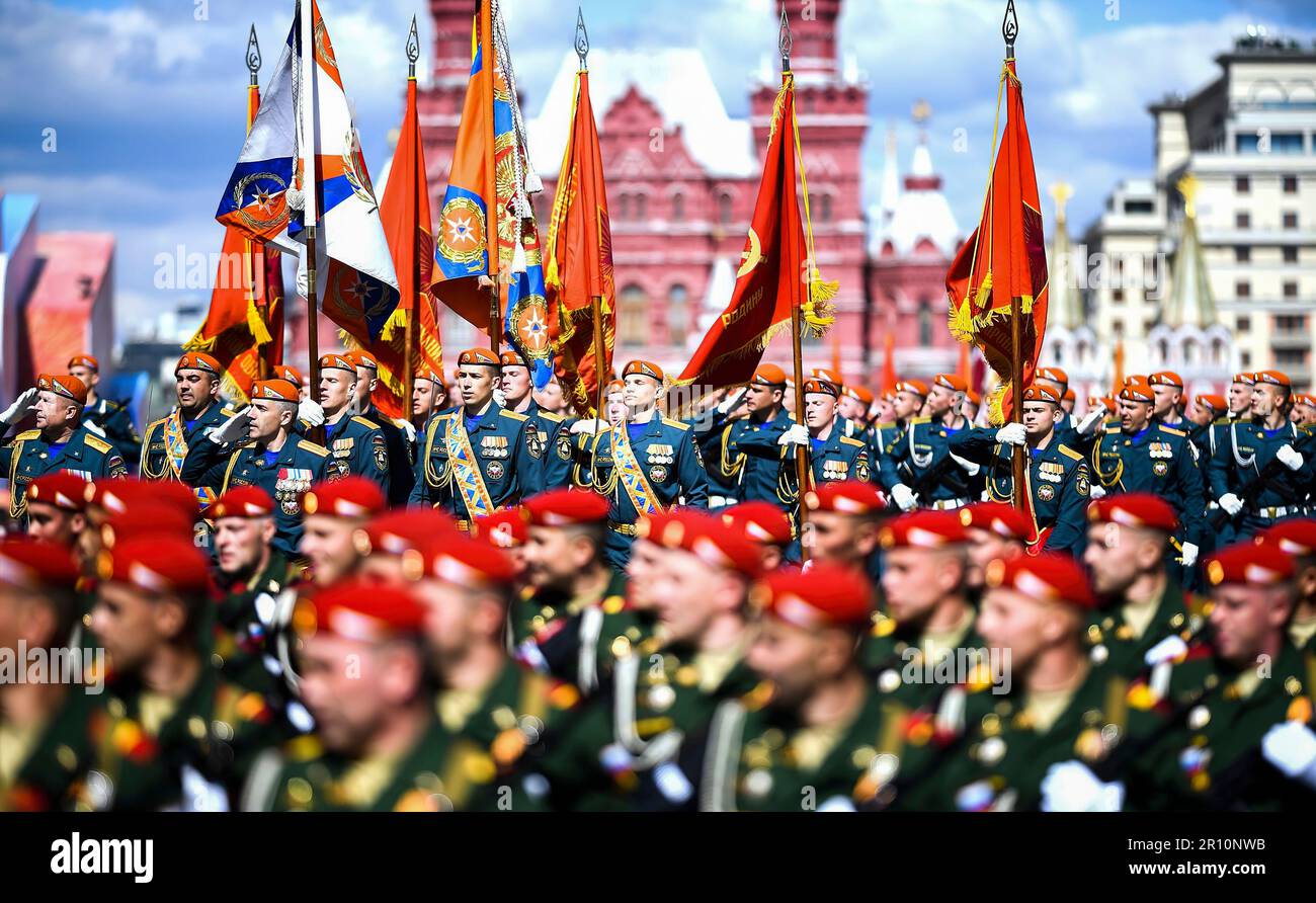 Putin attends "Victory Parade" on Red Square. Alongside the President