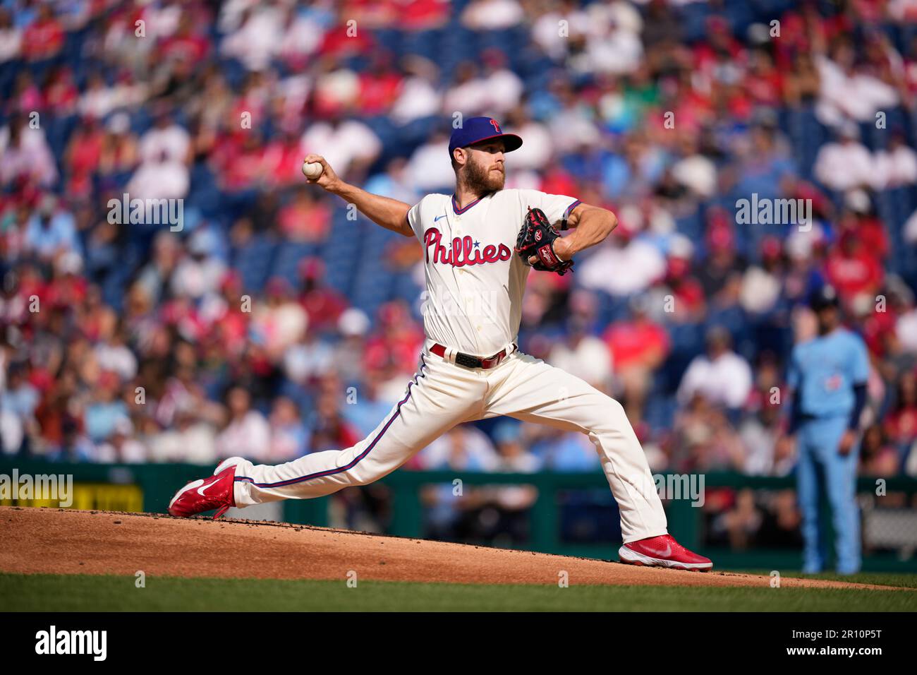 Philadelphia Phillies' Zack Wheeler plays during a baseball game, Wednesday, May 10, 2023, in