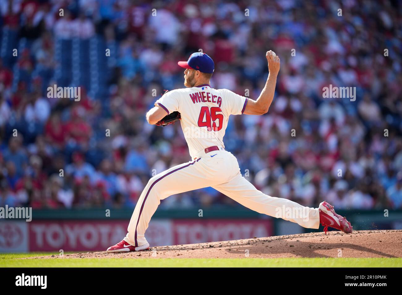 Philadelphia Phillies' Zack Wheeler plays during a baseball game, Wednesday, May 10, 2023, in
