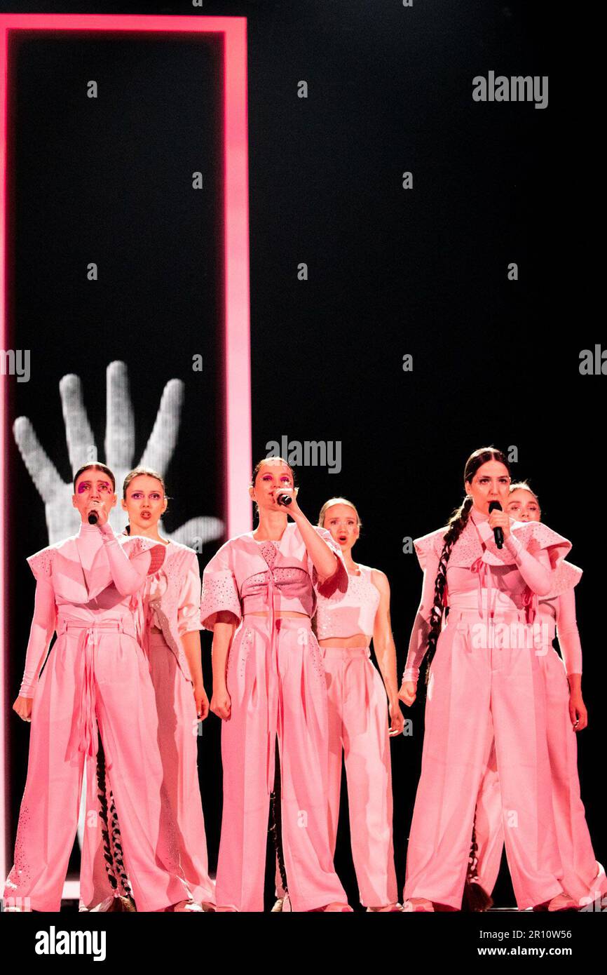 Second rehearsal at Eurovision in Liverpool 2023 Stock Photo Alamy