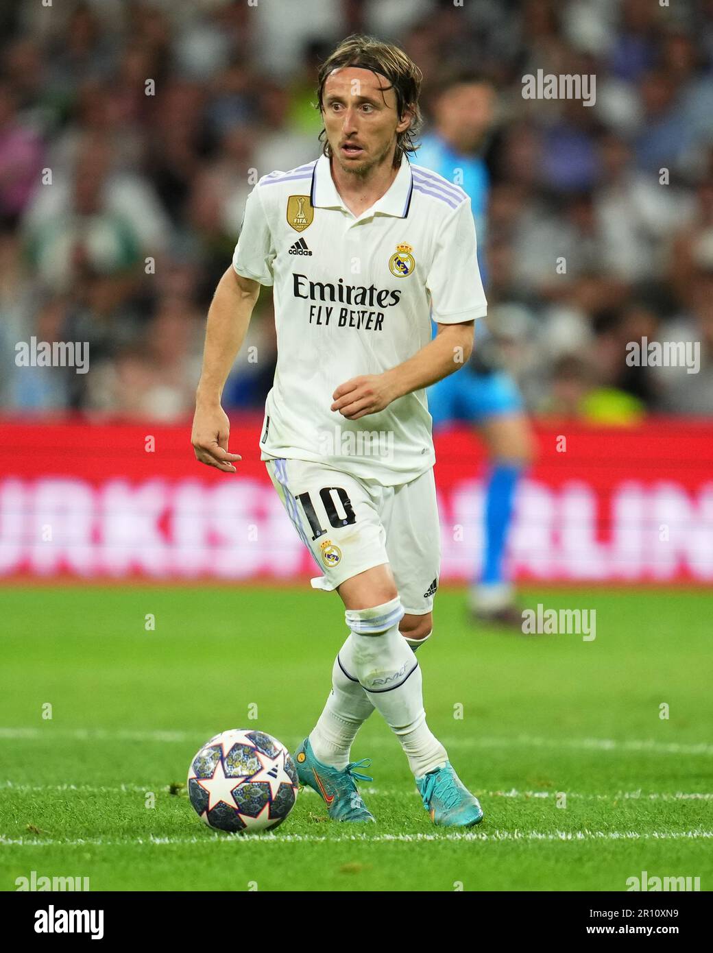 Madrid, Spain. May 9, 2023, Luka Modric of Real Madrid during the La ...
