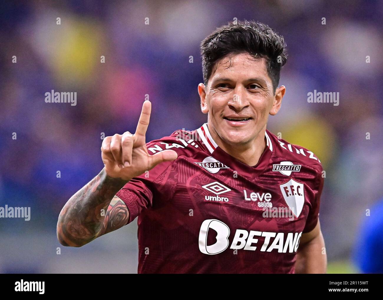 Belo Horizonte, Brazil, 10th May, 2023. German Cano of Fluminense 