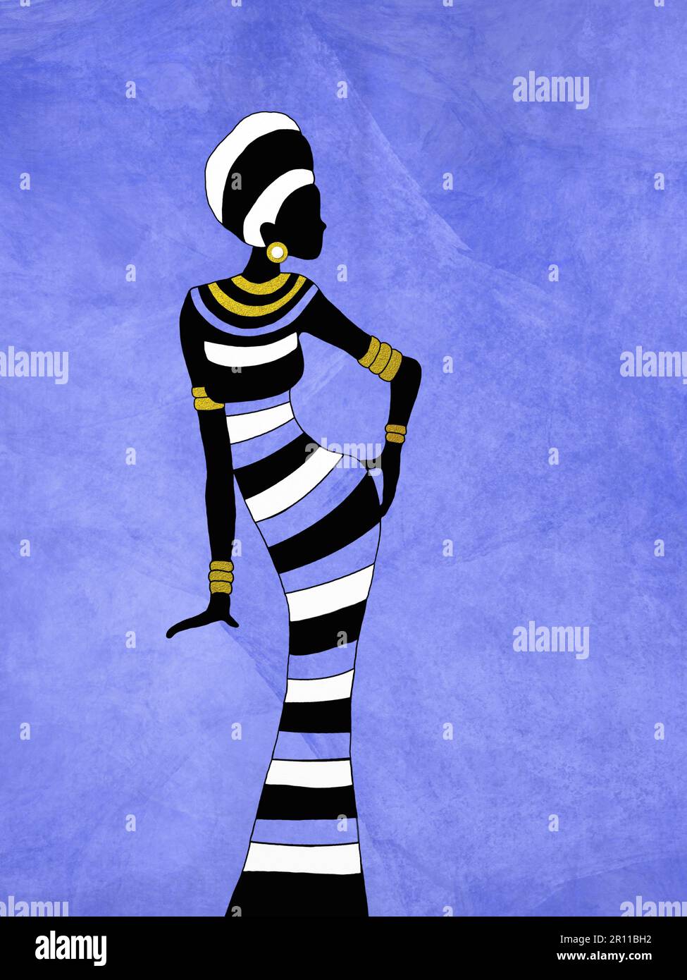 African woman art hi-res stock photography and images - Alamy