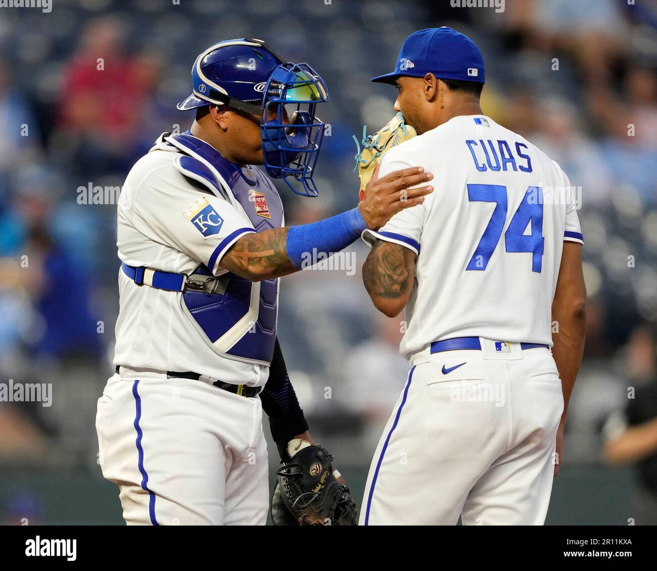 Game-Used Jersey: Salvador Perez (KC@NYY 7/30/22) - Size 48