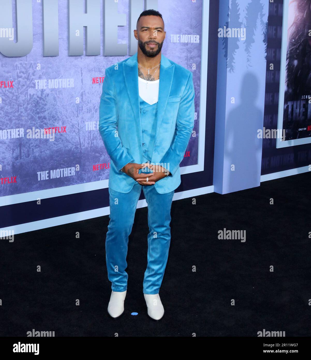 USA. 10th May, 2023. Omari Hardwick arrives at The Mother Premiere held ...