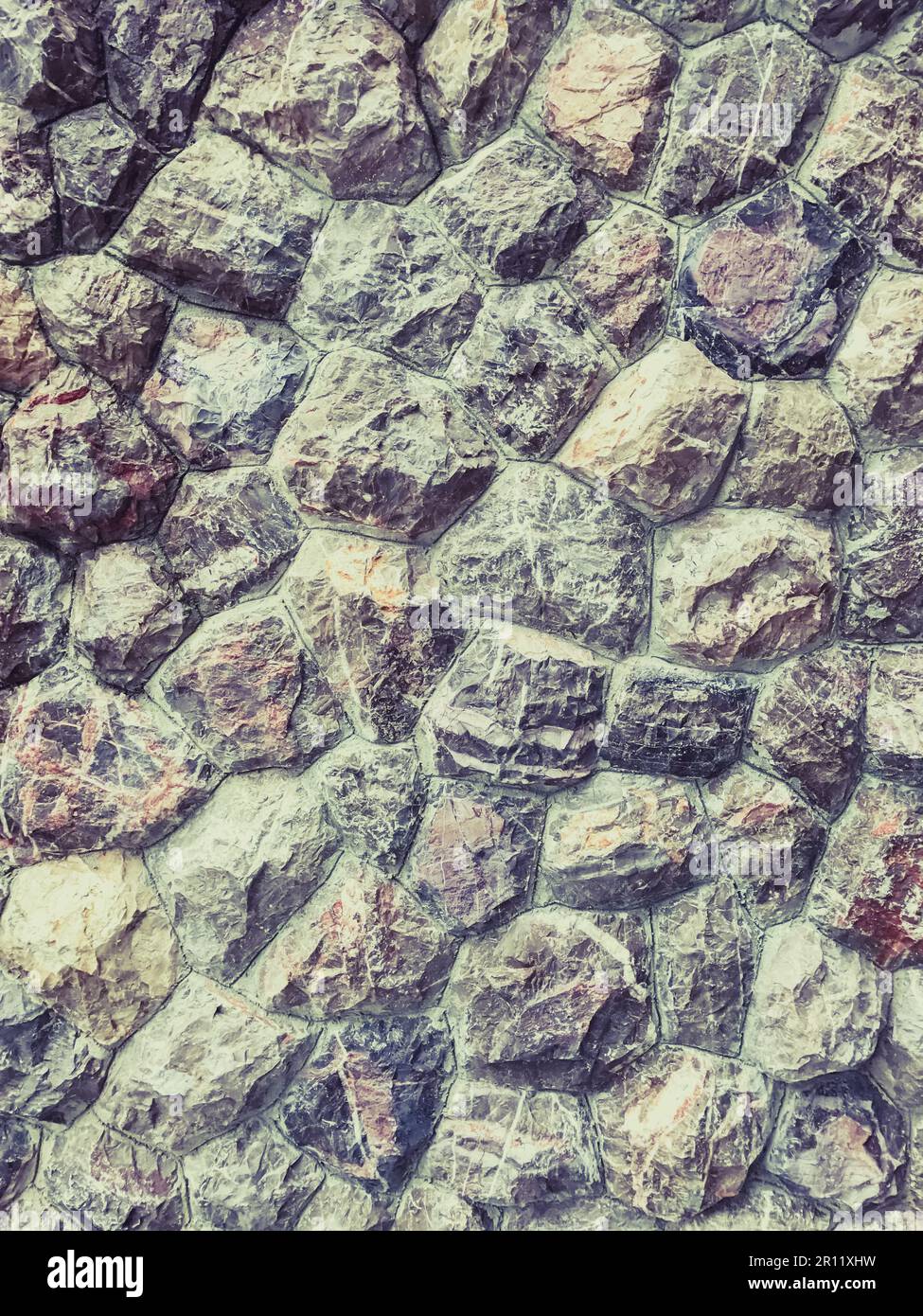 Rock wall seamless texture background Stock Photo