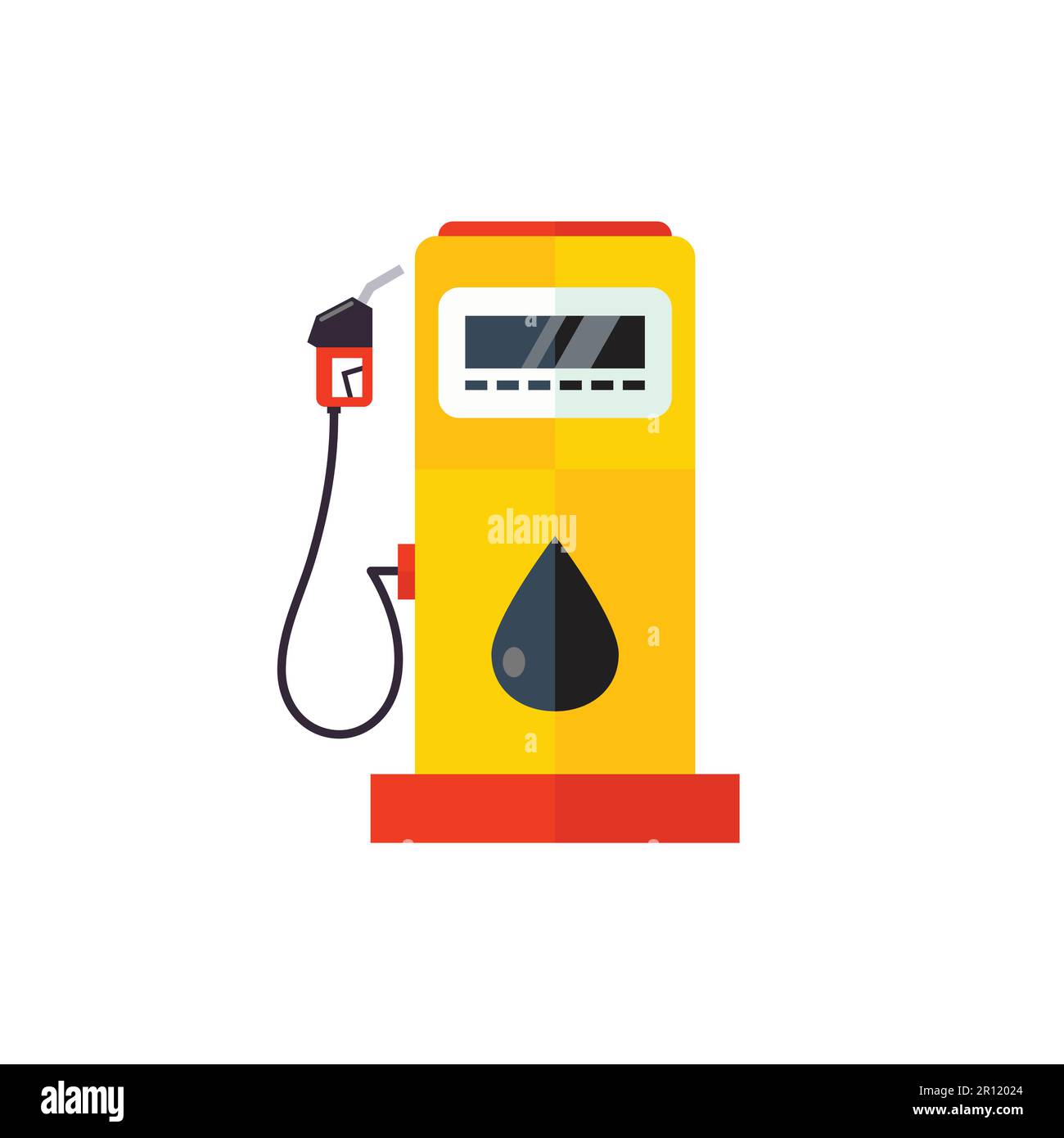 Fuel dispenser machine. Vector illustration Stock Vector Image & Art