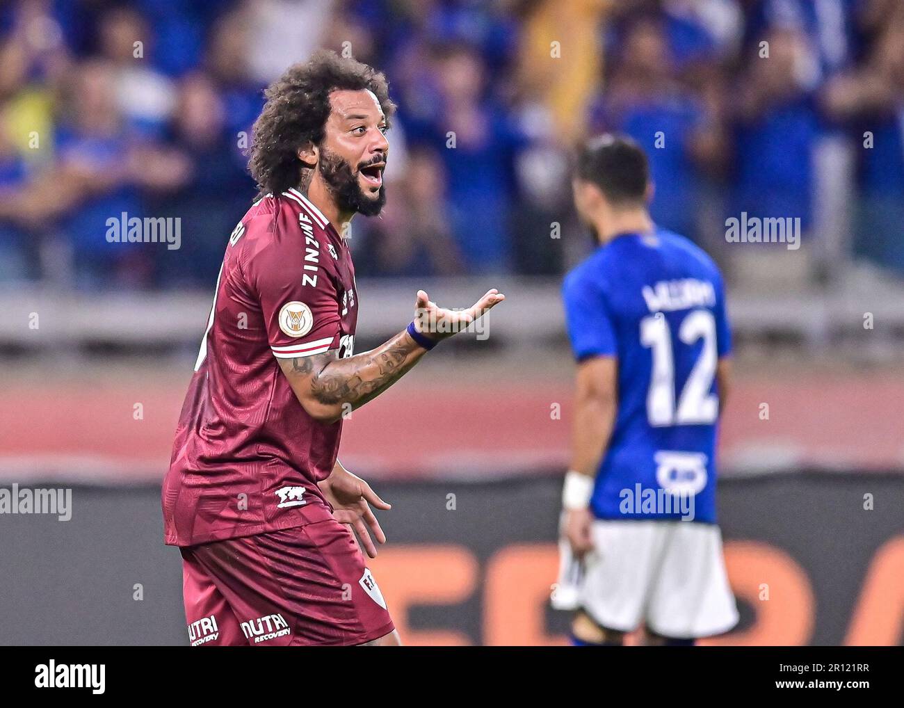 Minas Gerais, Brazil: 10th May 2023: Est&#xe1;dio do Mineir&#xe3;o, Belo Horizonte, Brazil Serie A football, Minas Gerais, Brazil: Cruzeiro versus Fluminense;  Marcelo of Fluminense Stock Photo