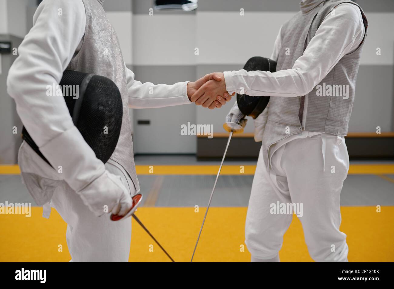 Professional warrior practicing arts sword hi-res stock photography and ...