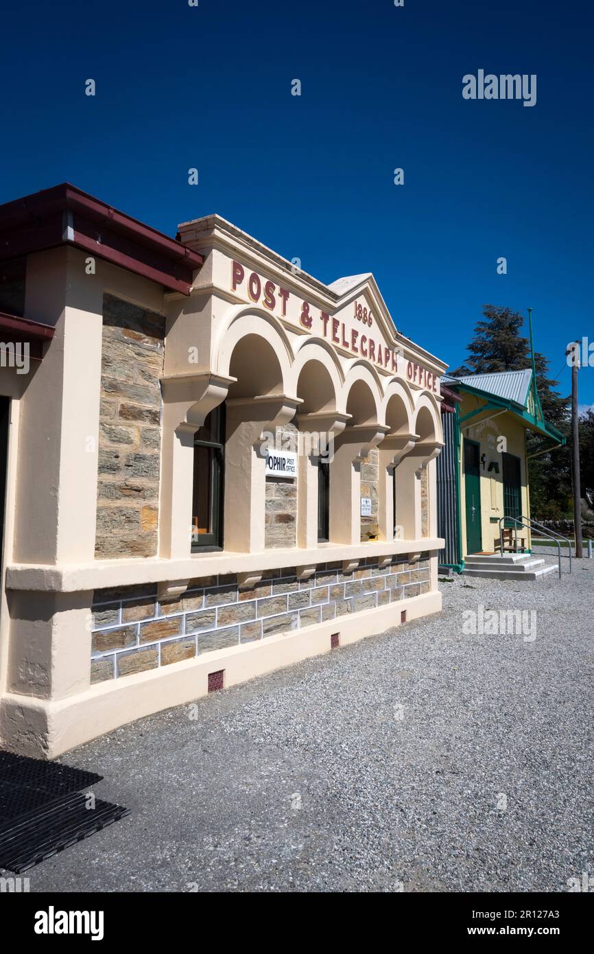 Post and Telegraph Office and Peace Memorial Hall, Ophir, Central Otago