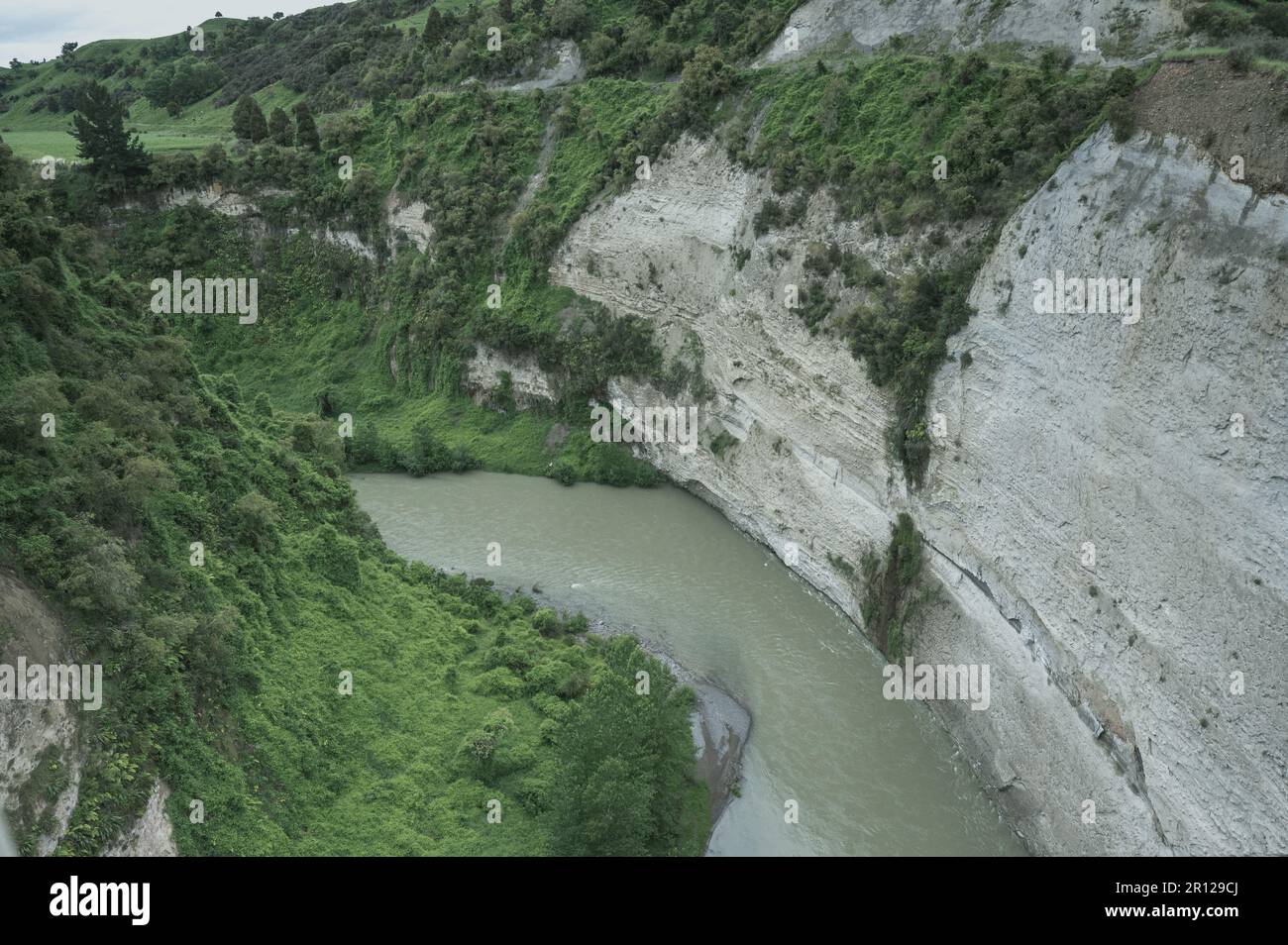 A stunning vista from a bridge at a scenic overlook Stock Photo - Alamy