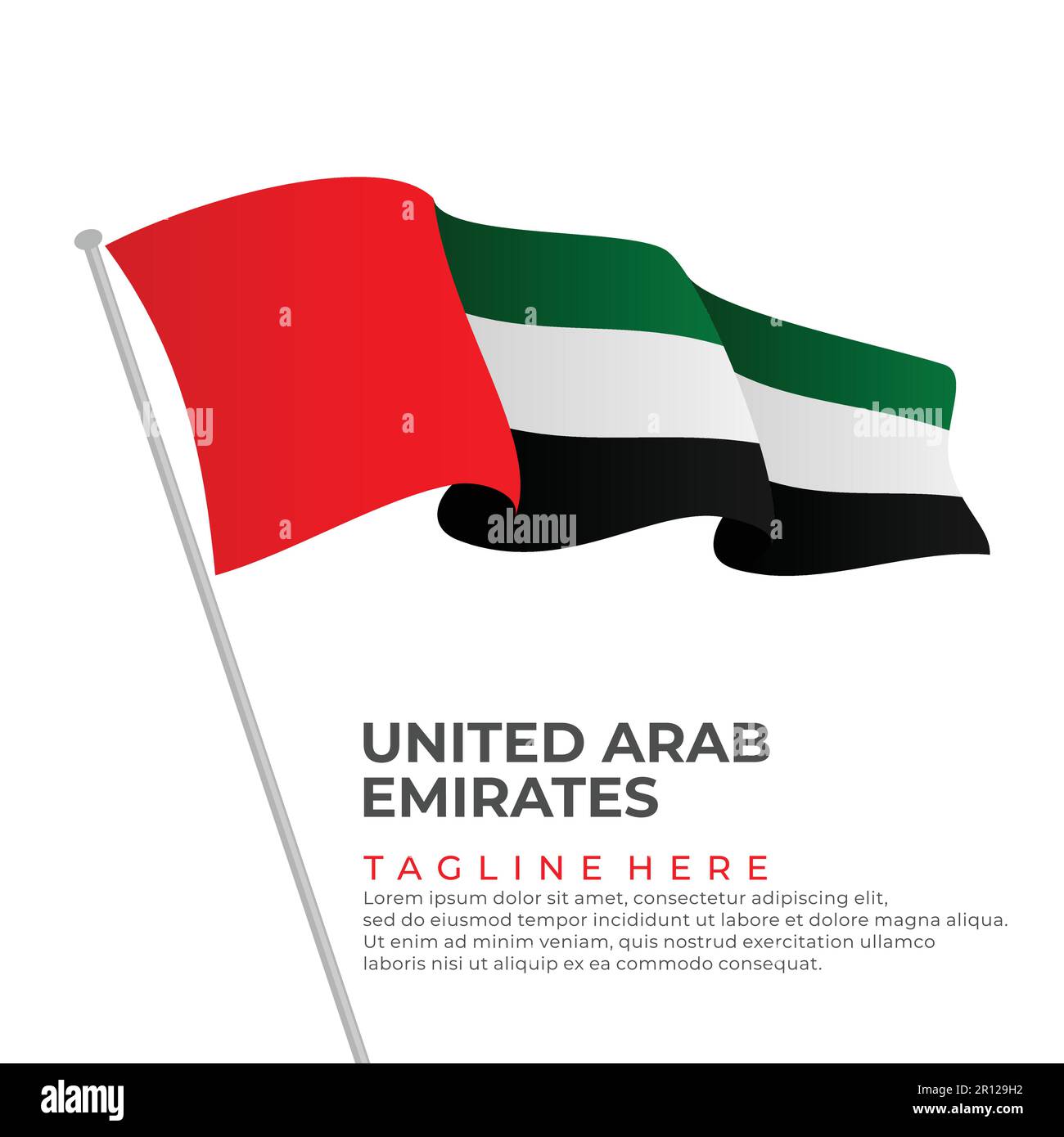 Uae Flag Template uae-flag-template