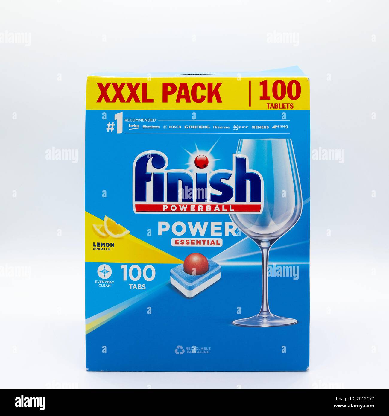 Irvine, Scotland, UK February 02, 2023 Finish branded Powerball