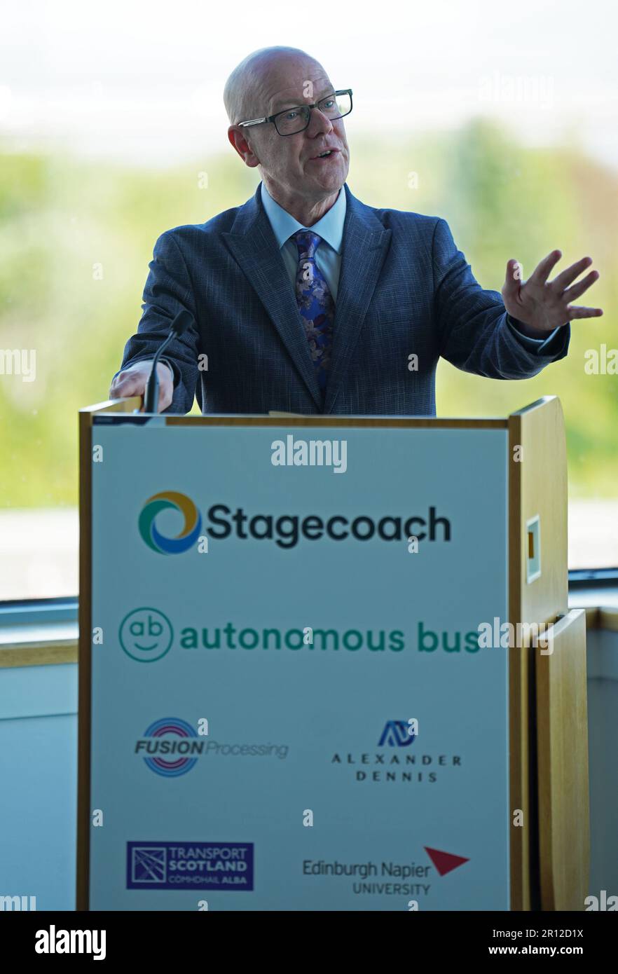 Minister for Transport Kevin Stewart during the launch of the UK's ...