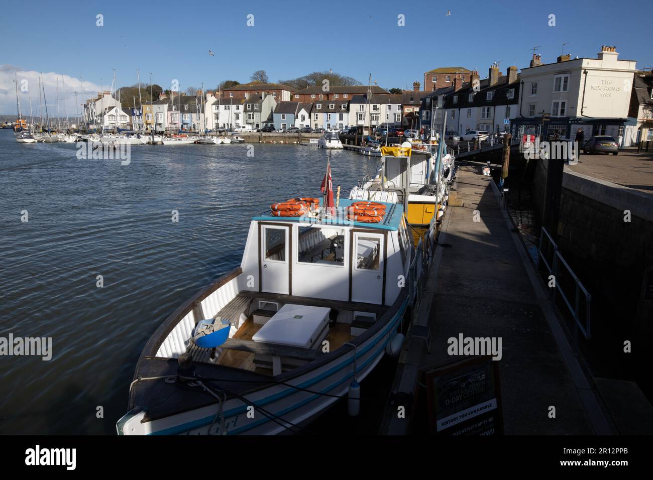Weymouth Old Town and Harbour, Weymouth, Dorset, England, UK Stock Photo