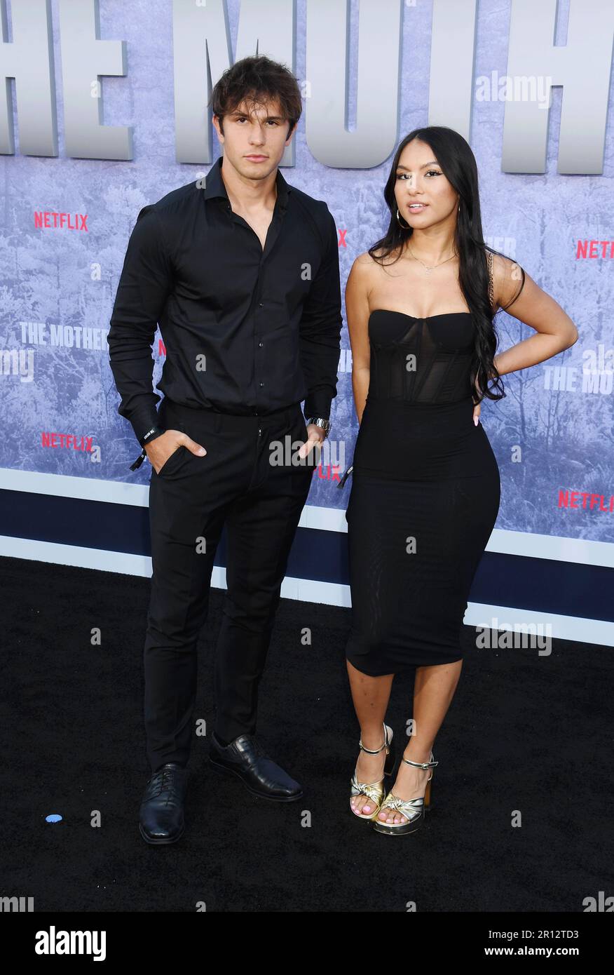 LOS ANGELES, CALIFORNIA - MAY 10: (L-R) Luis Ortner and Sabrina Mercado