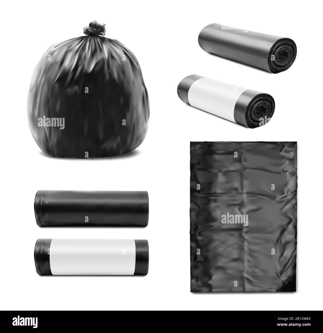 Bin bags roll Stock Vector Images - Alamy
