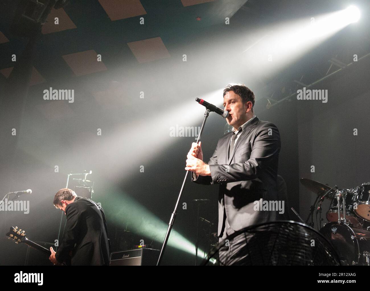 Terry Hall from the Specials AKA at a gig at the iconic Barrowland Ballroom in Glasgow, Scotland in 2013 Stock Photo