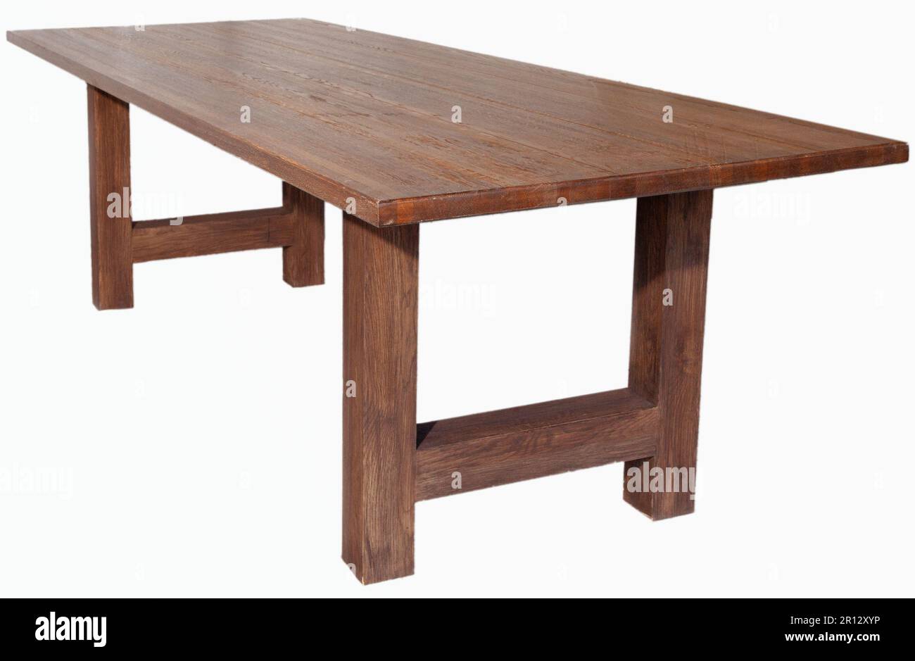 Furniture, various types of wooden furniture on a white background for