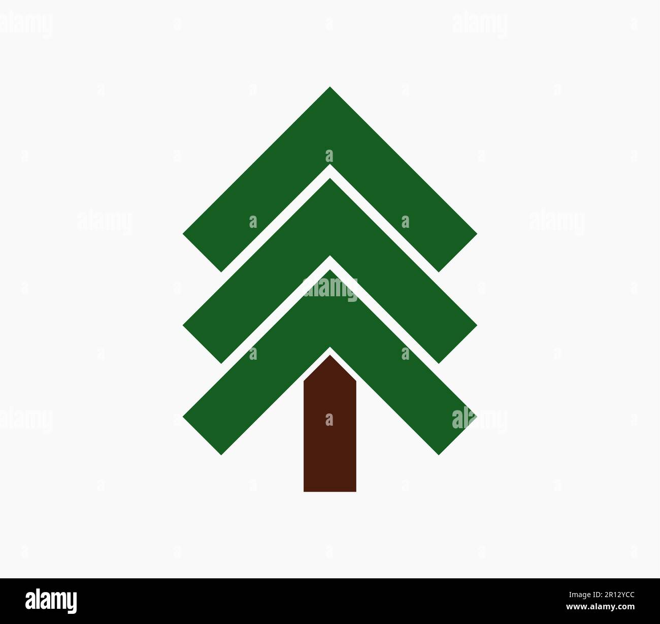 Christmas tree icon. Vector illustration Stock Vector Image & Art - Alamy